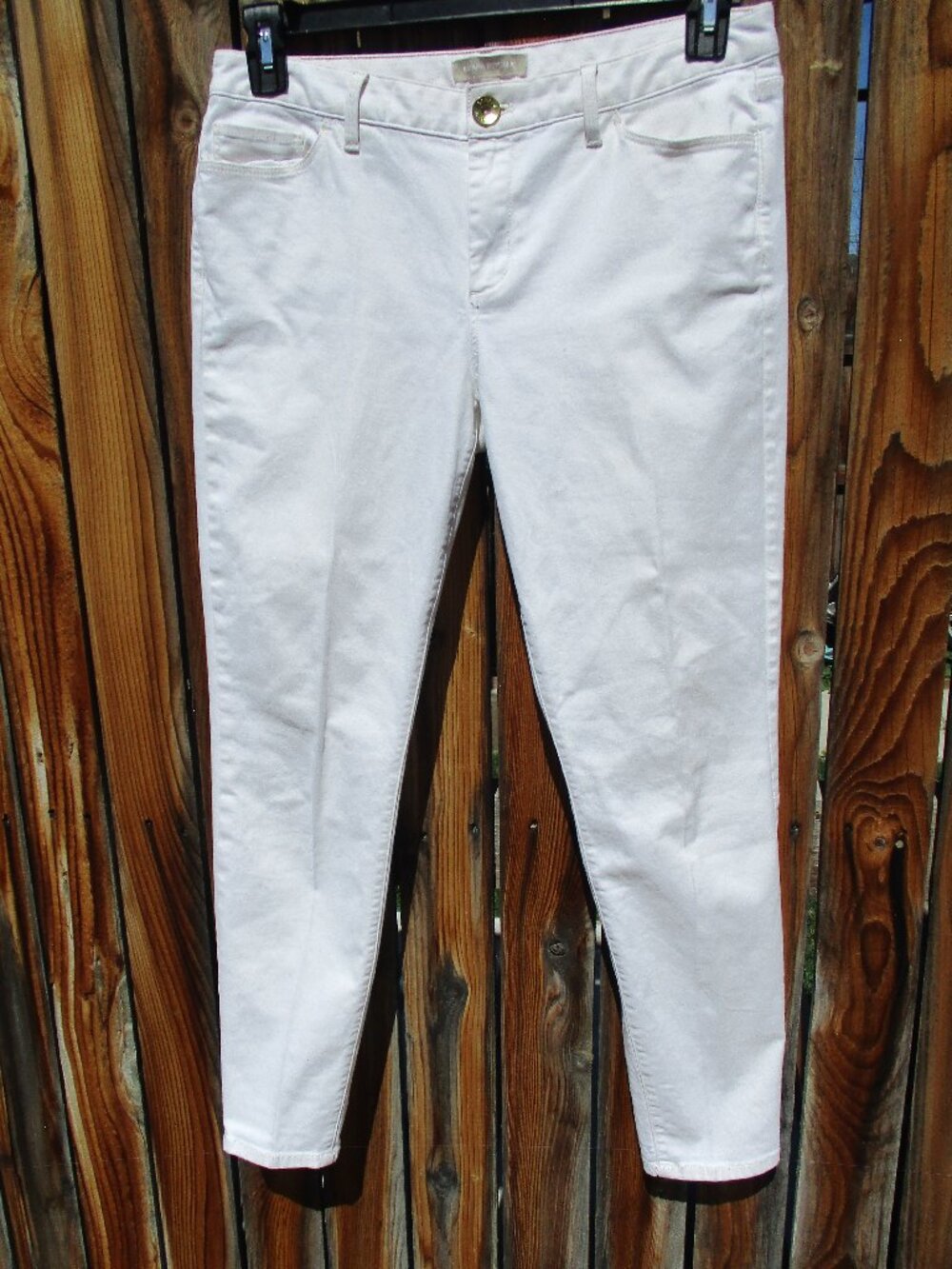 Women's Banana Republic Ivory Denim Pants Size 29